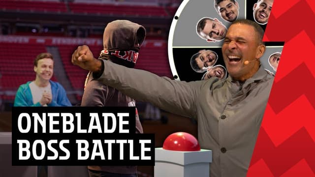 𝗢𝗡𝗘𝗕𝗟𝗔𝗗𝗘 𝗕𝗢𝗦𝗦 𝗕𝗔𝗧𝗧𝗟𝗘 met Ruud Gullit & Robbie 🎮⚽️